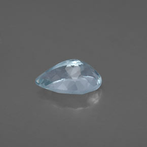 1.22캐럿 천연 라이트 그린 블루 아쿠아마린, 배 모양, 9×6 mm, VS
