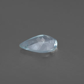 1.07캐럿 천연 라이트 그린 블루 아쿠아마린, 배 모양, 9.1×6 mm, VVS-VS