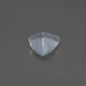 1.05캐럿 천연 라이트 그린 블루 아쿠아마린, 트릴리언, 7.3×7.2 mm, VS