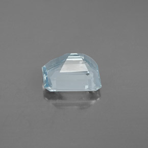 2.00캐럿 천연 라이트 그린 블루 아쿠아마린, 에메랄드 컷, 8.5×7.1 mm, VS