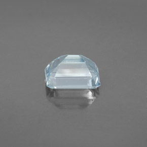 2.25캐럿 천연 라이트 블루 아쿠아마린, 에메랄드 컷, 8.8×7 mm, VVS-VS