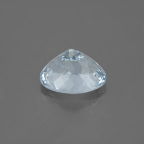 2.01캐럿 천연 라이트 블루 아쿠아마린, 타원형 컷, 9.5×7.1 mm, VVS-VS