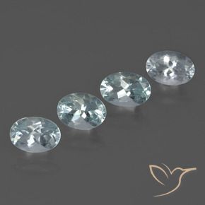 2.94캐럿 천연 라이트 아쿠아 블루 아쿠아마린 보석, 타원형 컷, 7×5 mm, VVS-VS