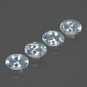2.56캐럿 천연 라이트 아쿠아 블루 남옥 보석, 타원형 컷, VVS-VS