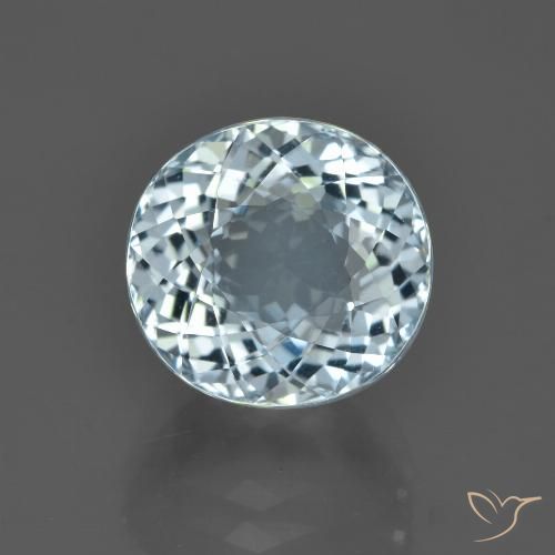 5.18ct 자연스러운 라이트 아쿠아 블루 남옥, 타원형, VVS