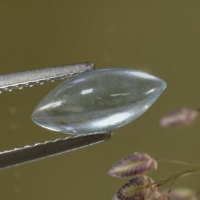 1.06캐럿 천연 하늘색 남옥, 보석, 투명한