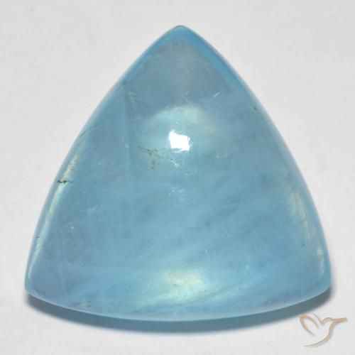 27.44ct 자연스러운 아쿠아 블루 남옥, 일조, 투명한