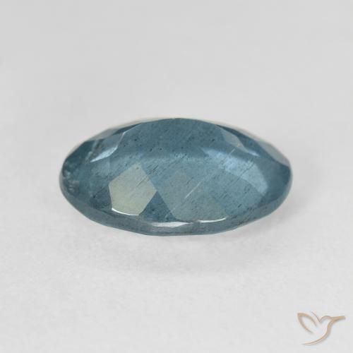 5.00캐럿 천연 Light Bluish Turquoise 남옥, 타원형, VS-SI