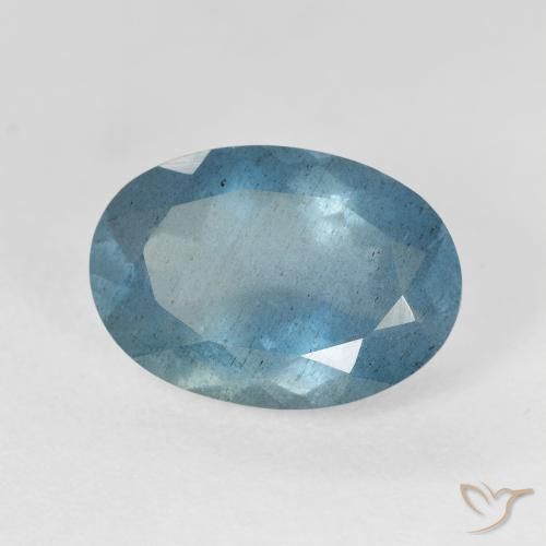 5.55ct 터키석 아쿠아마린, 오벌, VS-SI