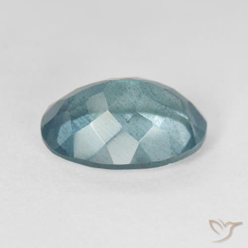5.55캐럿 천연 Light Bluish Turquoise 아쿠아마린, 타원형 컷, 14×9.8 mm, VS-SI