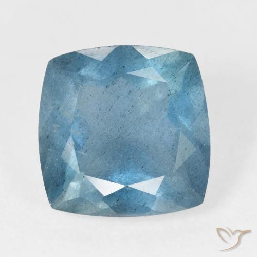 6.26ct 자연스러운 청록색 남옥, 방석, VS-SI