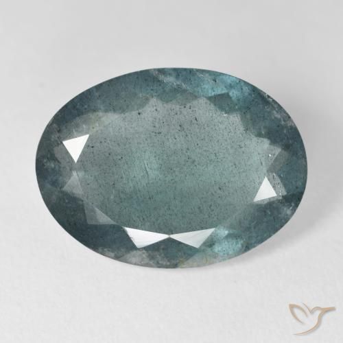 12.27ct 블루 아쿠아마린, 오벌, VS-SI