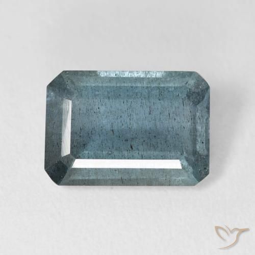 4.25ct 블루 아쿠아마린, 에메랄드 컷, VS-SI