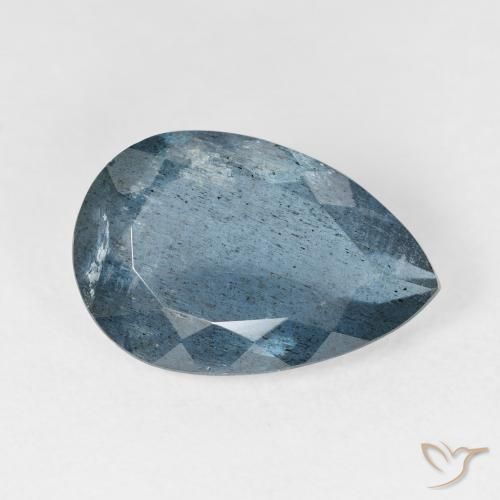 6.78ct 블루 아쿠아마린, 배 모양, VS-SI