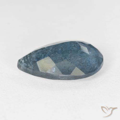 6.78캐럿 천연 인텐스 실버 아쿠아 블루 아쿠아마린, 배 모양, 16.5×11 mm, VS-SI