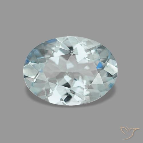 0.96ct 터키석 아쿠아마린, 오벌, VVS