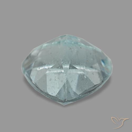 1.15캐럿 천연 라이트 아쿠아 블루 아쿠아마린, 트릴리언, 7.1×7 mm, VS