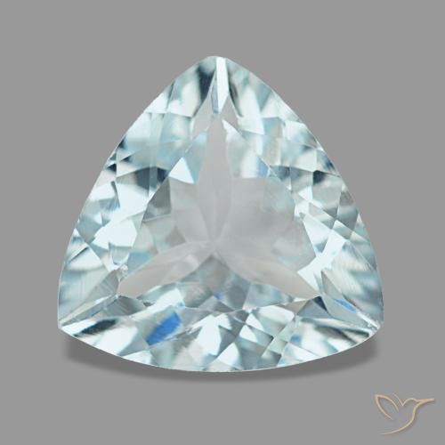 1.74ct 블루 아쿠아마린, 트릴리언, VS