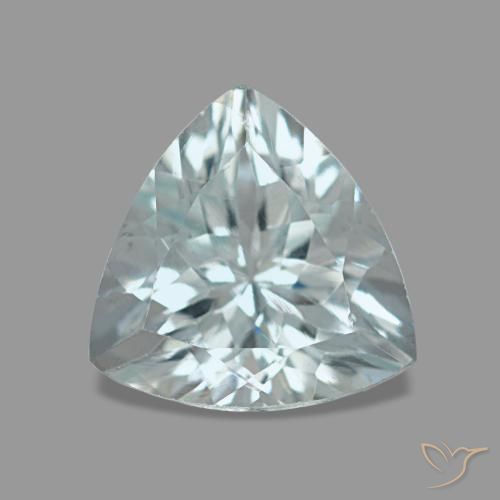 1.56캐럿 천연 라이트 아쿠아 블루 아쿠아마린, 트릴리언, 8.3×8 mm, VS