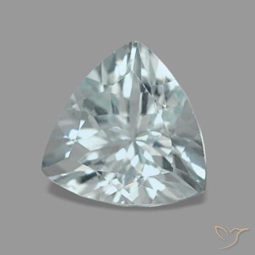 1.56캐럿 천연 라이트 아쿠아 블루 아쿠아마린, 트릴리언, 8.3×8 mm, VS