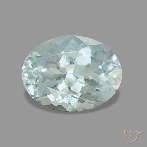 1.17ct 블루 아쿠아마린, 오벌, VS