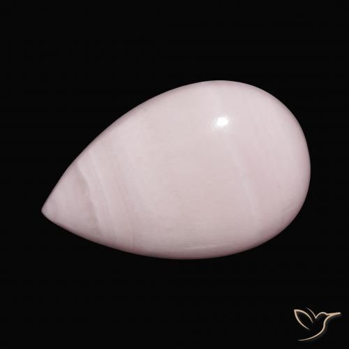 13.50ct 자연스러운 로즈 핑크 아라고나이트, 배 모양, 불투명체