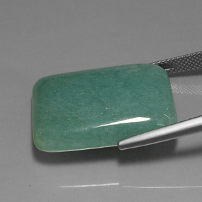 30.87캐럿 천연 녹색 어벤츄린, 바게트, 불투명체