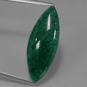 9.56캐럿 천연 그린 아벤츄린, 마퀴즈, 30.1×10.5 mm, 투명한