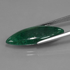 9.56캐럿 천연 그린 아벤츄린, 마퀴즈, 30.1×10.5 mm, 투명한