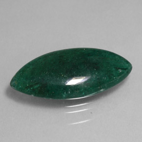 11.17캐럿 천연 그린 아벤츄린, 마퀴즈, 26×11.9 mm, 불투명체