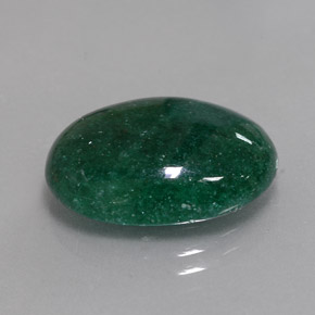 10.36캐럿 천연 그린 아벤츄린, 타원형 컷, 18.4×13.3 mm, 투명한