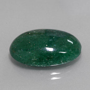 14.64캐럿 천연 그린 아벤츄린, 타원형 컷, 21.4×14.8 mm, 투명한