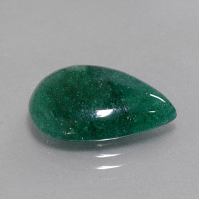 7.95캐럿 천연 그린 아벤츄린, 배 모양, 18.6×13.5 mm, 투명한