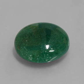 11.75캐럿 천연 그린 아벤츄린, 라운드 컷, 16.21 mm, 투명한
