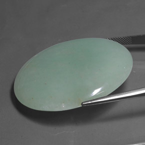 82.68캐럿 천연 밝은 녹색 어벤츄린, 라운드 컷, 투명한