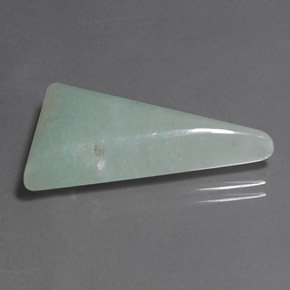 16.05캐럿 천연 밝은 그린 아벤츄린, 트릴리언, 27.5×17.4 mm, 투명한