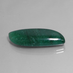18.67캐럿 천연 그린 아벤츄린, 멋진 모양, 31.2×12.2 mm, 투명한
