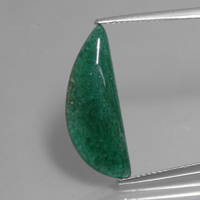 6.85캐럿 천연 그린 아벤츄린, 멋진 모양, 24.5×8.7 mm, 투명한
