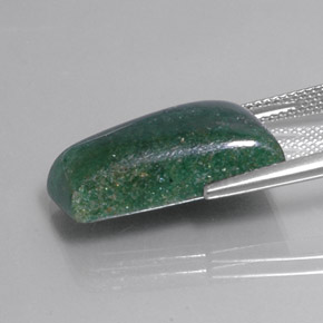 14.62캐럿 천연 그린 아벤츄린, 멋진 모양, 20.2×13.8 mm, 투명한