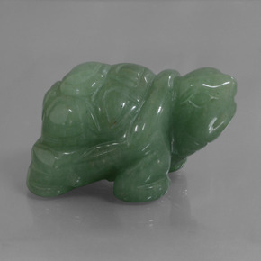 325.36캐럿 천연 그린 아벤츄린, 멋진 모양, 50.7×33.6 mm, 불투명체