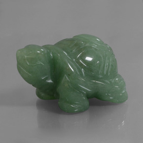 325.36캐럿 천연 그린 아벤츄린, 멋진 모양, 50.7×33.6 mm, 불투명체