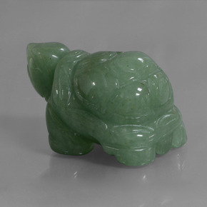 325.36캐럿 천연 그린 아벤츄린, 멋진 모양, 50.7×33.6 mm, 불투명체