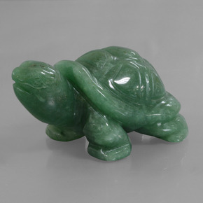 484.53캐럿 천연 그린 아벤츄린, 멋진 모양, 64.3×39.8 mm, 불투명체