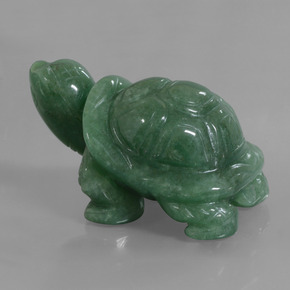 484.53캐럿 천연 그린 아벤츄린, 멋진 모양, 64.3×39.8 mm, 불투명체