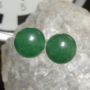 22.98캐럿 천연 그린 아벤츄린 보석, 구형 / 볼, 11.90 mm, 투명한