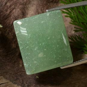 23.41캐럿 천연 녹색 어벤츄린, 바게트, 투명한