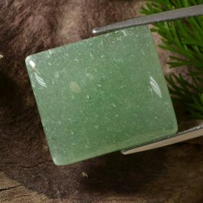 23.41캐럿 천연 녹색 어벤츄린, 바게트, 투명한