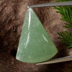 12.64캐럿 천연 녹색 어벤츄린, 일조, 투명한