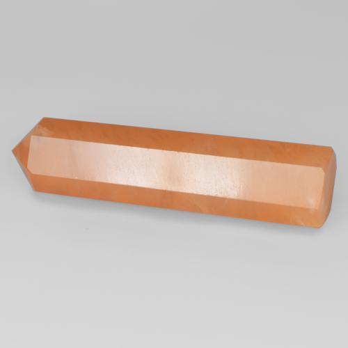 19.94캐럿 천연 멜론 오렌지 아벤츄린, 멋진 모양, 35×8.4 mm, 투명한
