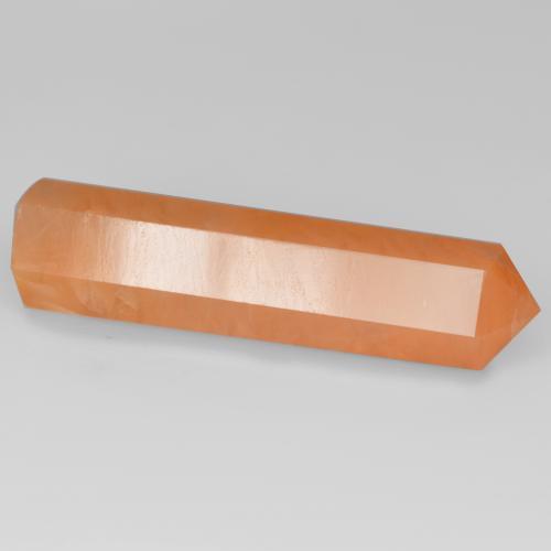 19.94캐럿 천연 멜론 오렌지 아벤츄린, 멋진 모양, 35×8.4 mm, 투명한